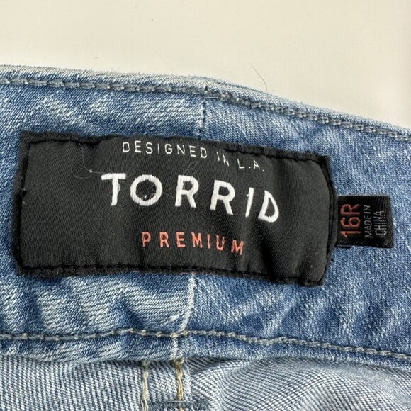 Womens Torrid Premium High Rise Light Wash Blue Jeggings - Picture 6 of 9